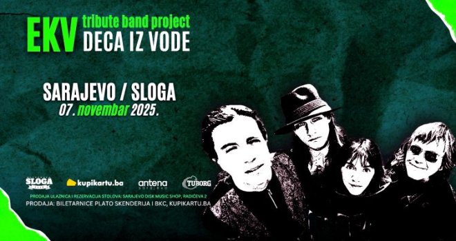 Dvije rasprodane Sloge nisu bile kraj: Deca iz vode ponovo donose EKV magiju u Sarajevo