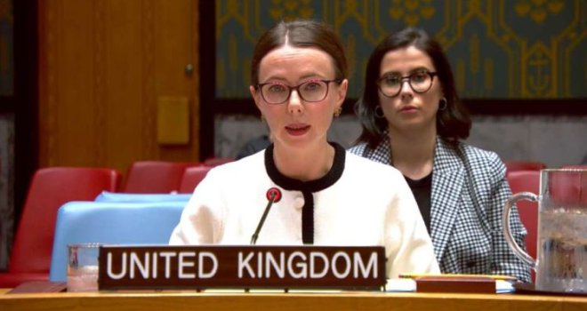 Predstavnica Velike Britanije u VS UN: 'Poštivanje ustava i Dejtona ključno za stabilnost BiH'