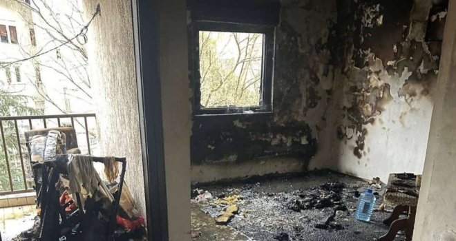 Iz požara u mostarskoj Mahali spašena žena zahvaljujući brzoj intervenciji građana