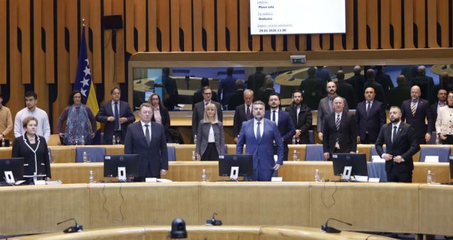 Pauza nije pomogla, prekinuta sjednica Doma naroda PSBiH: Nema kvoruma iz klubova hrvatskog i srpskog naroda 