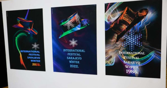 U Galeriji JU BKC KS postavljena izložba postera 'Sarajevske zime' umjetnika Kemala Hromića 