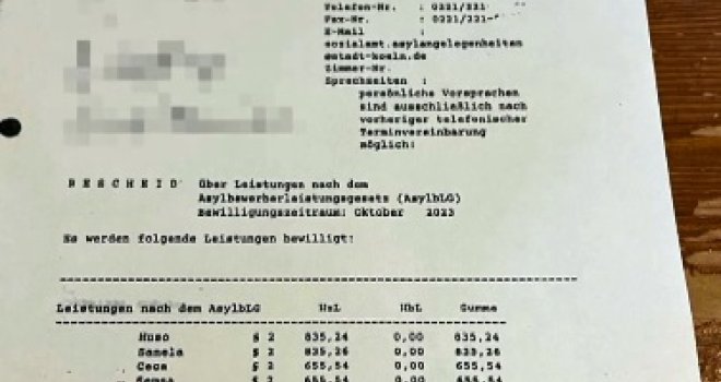 Procurio dosje Huse koji je prevario Njemačku: Prima ogromnu socijalnu pomoć, a prijavljen je čak 147 puta