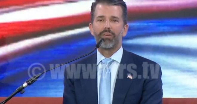 Evo šta sin Donalda Trumpa radi u Banjoj Luci... Medijima pristup zabranjen, jedino je RTRS mogao ući unutra