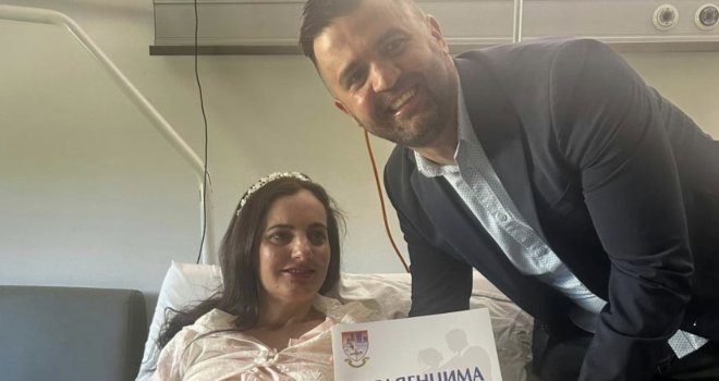 Nesvakidašnja situacija u BiH: Valentina i Miroslav sudbonosno 'da', umjesto kod matičara, izgovorili u bolnici