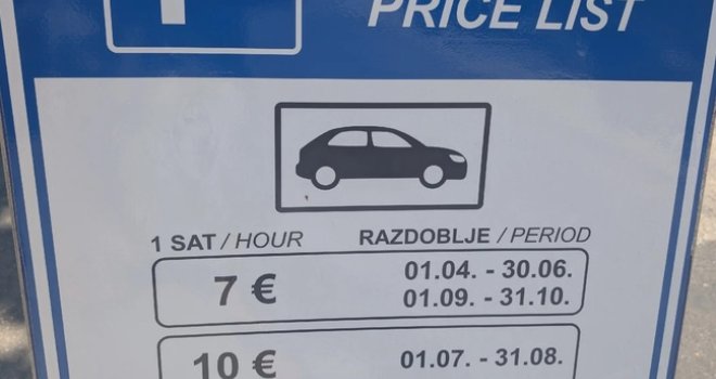 Parking u Trogiru zaprepastio Nijemca: U Španjolskoj 24 sata koštaju 1 euro