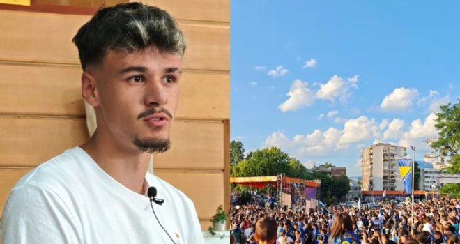 Pogledajte kako je Bugojno dočekalo Alajbegovića: 'Drago mi je da djeca nose naše dresove, naredni cilj EURO'