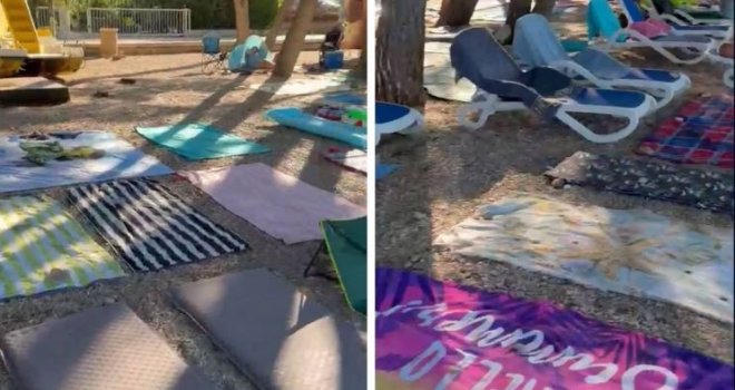 Plaža u Tučepima u 8 ujutro: Nigdje žive duše, a sve 'rezervirano'! Turista u šoku... 'Ovdje se ne može ni hodati!'