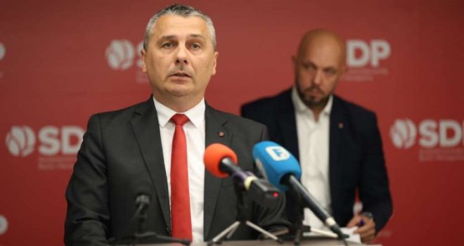 SDP BiH: 'Neustavni pokušaj smjene Vlade USK je upozorenje za državu'