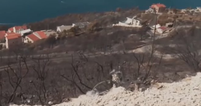 Katastrofalno stanje u Omišu nakon požara: Izgorjelo 50 kuća i 117 automobila