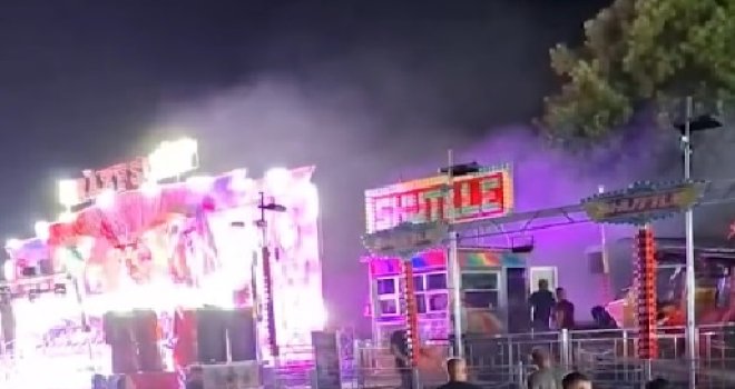 Panika na vašaru u BiH: Izbio požar na 'čekićima', ljudi u strahu bježali