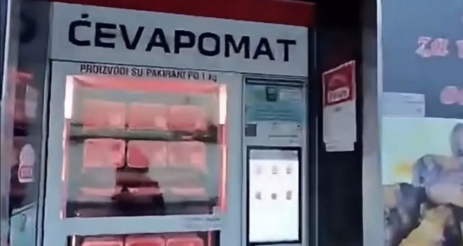 Neko se sjetio postaviti automat za ćevape, reakcije su hit: Pa neću pijan u tri ujutro...