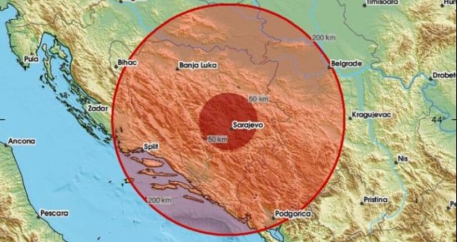 Zemljotres udrio pet kilometara od Visokog: 'Kratak, ali jak'