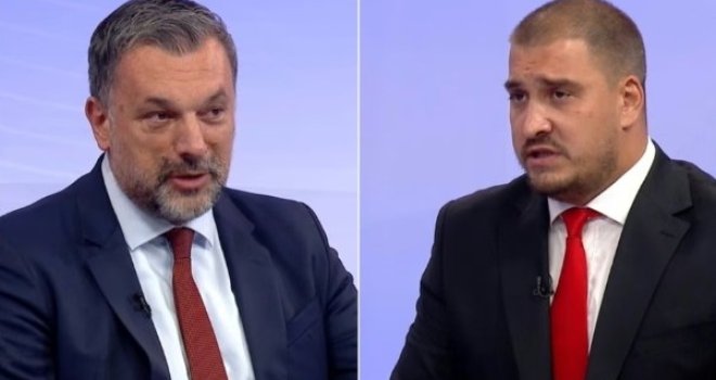 Pljuštale optužbe o Dodiku, Novaliću, Washingtonu, Rusiji, Kini...: Žestok okršaj Konakovića i Zahiragića pred kamerama