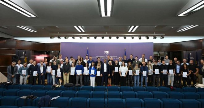 Prvi krug nagrađivanja: Više od milion KM i plakete za najbolje sportiste Federacije BiH