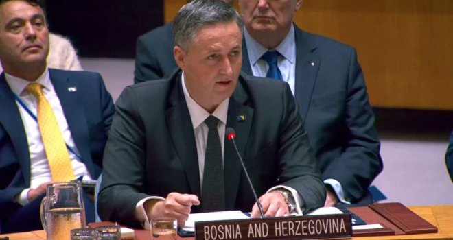 'BiH nema alternativu': Bećirović u UN-u upozorio na opasnost od secesionističkih politika